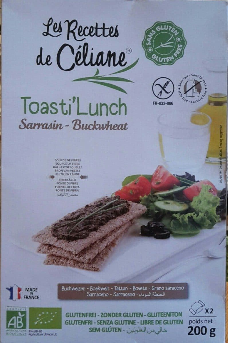 Les recettes de celiane Toasti'lunch packshot