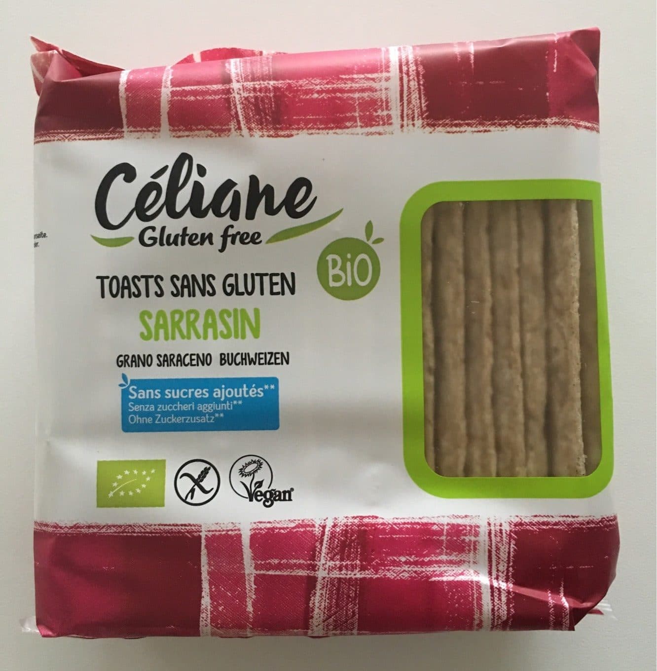 Céliane Toasts sans gluten au Sarrasin packshot