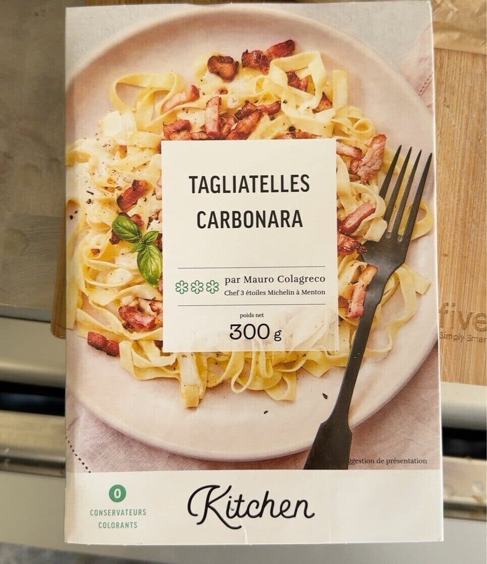 Kitchen-Diet Tagliatelles carbonara packshot