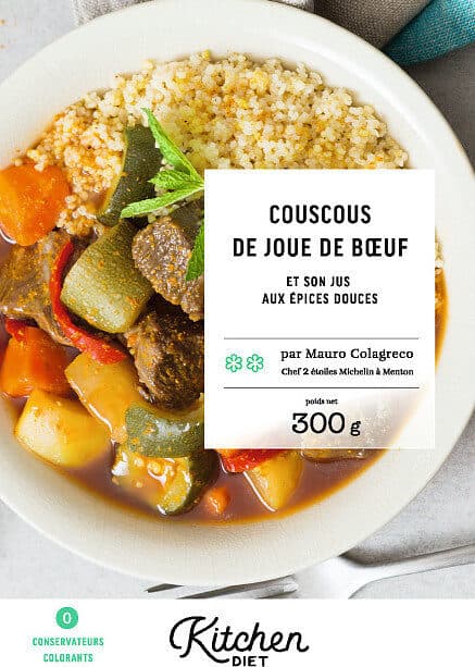 Kitchen Diet Couscous de joue de bœuf et son jus aux épices douces packshot