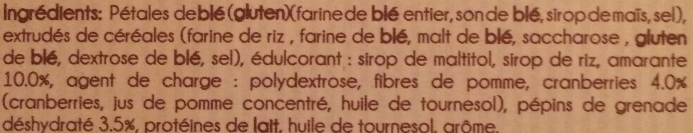 DIETBON Barres croustillantes Amarante cranberries grenade packshot