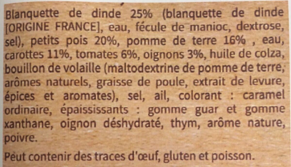 Dietbon Sauté de Dinde Fermières & Ses Petits Légumes du Printemps packshot