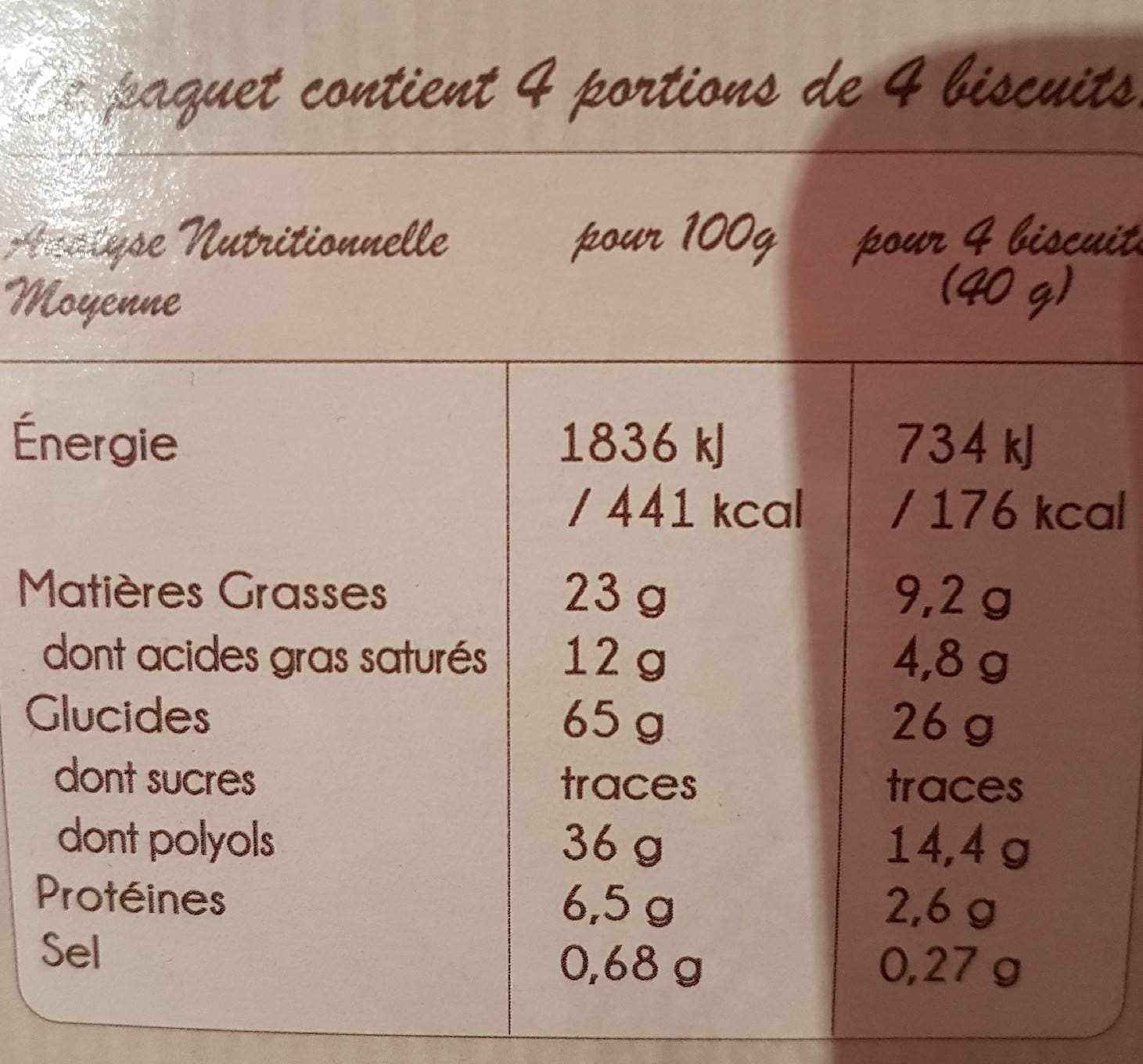 Dietbon Cookies pépites de chocolat packshot