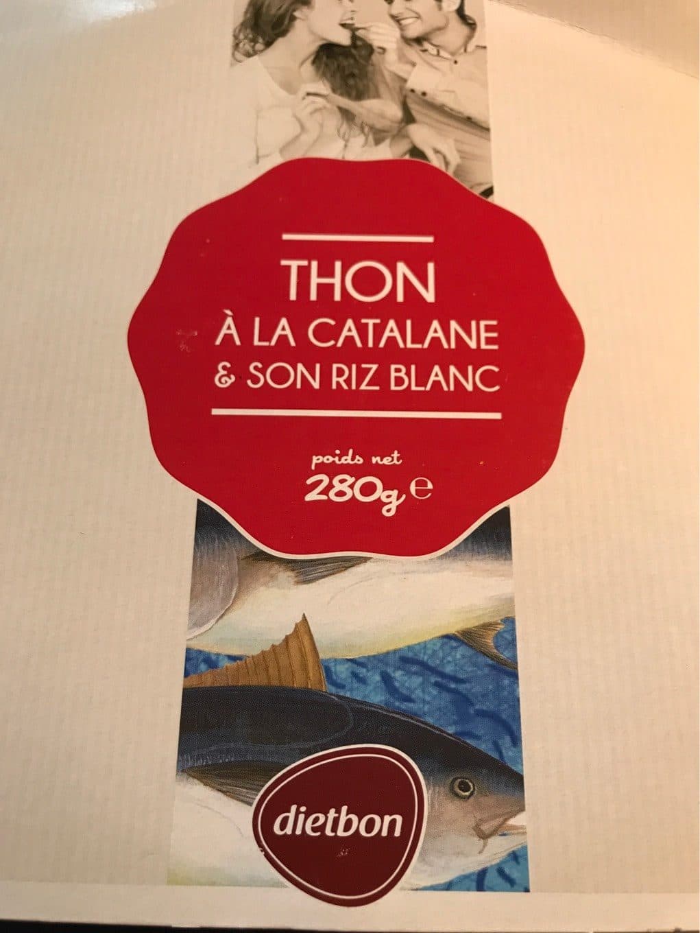Dietbon Thon à la Catalane et son riz blanc packshot