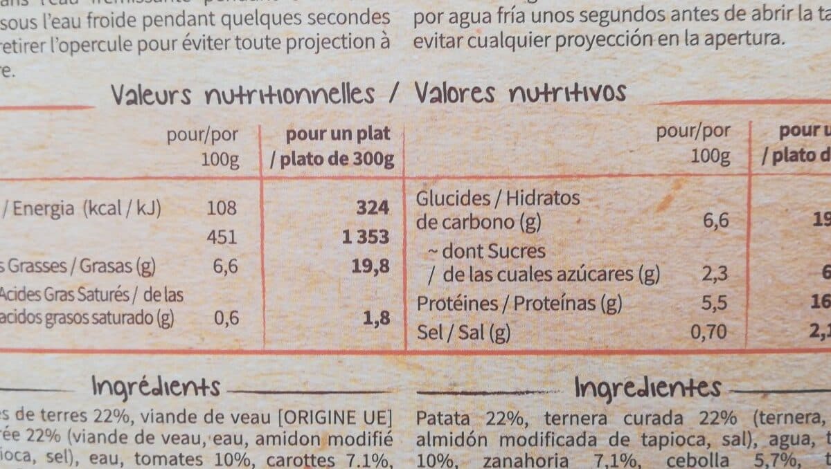 Dietbon Veau sauce marengo packshot