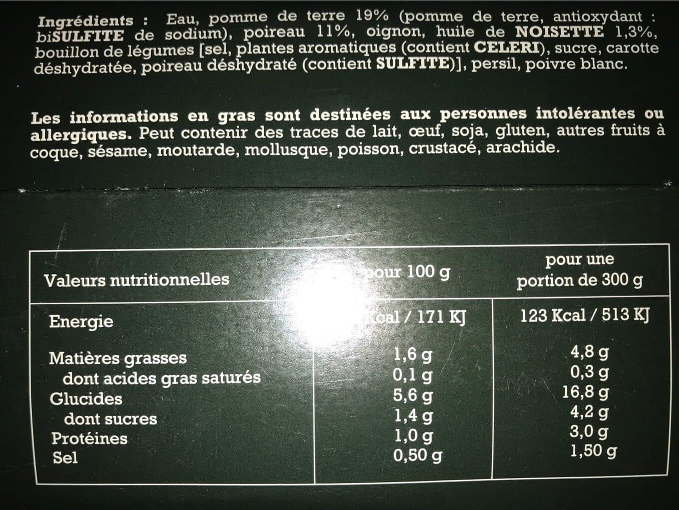 Kitchen Diet Soupe poireau, pomme de terre, & huile de noisette packshot