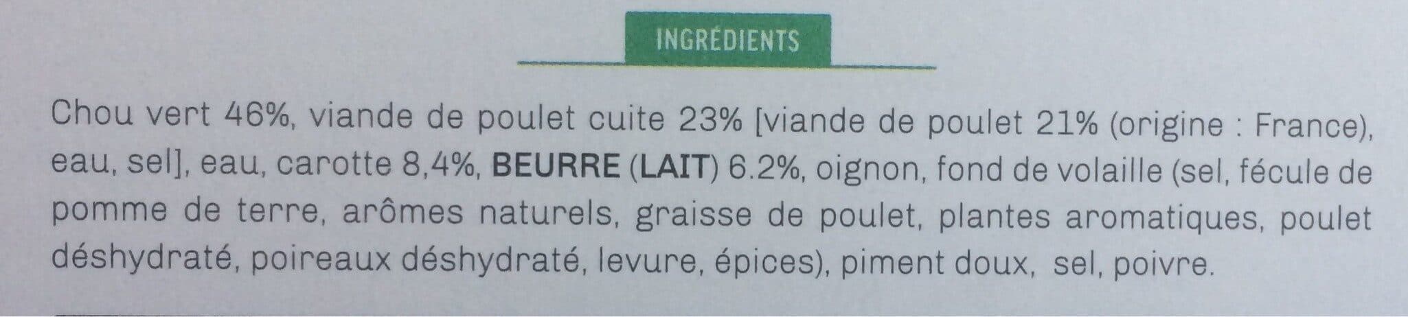 Kitchen Diet Médaillons de poulet et son embeurrée de chou vert et petites carottes packshot