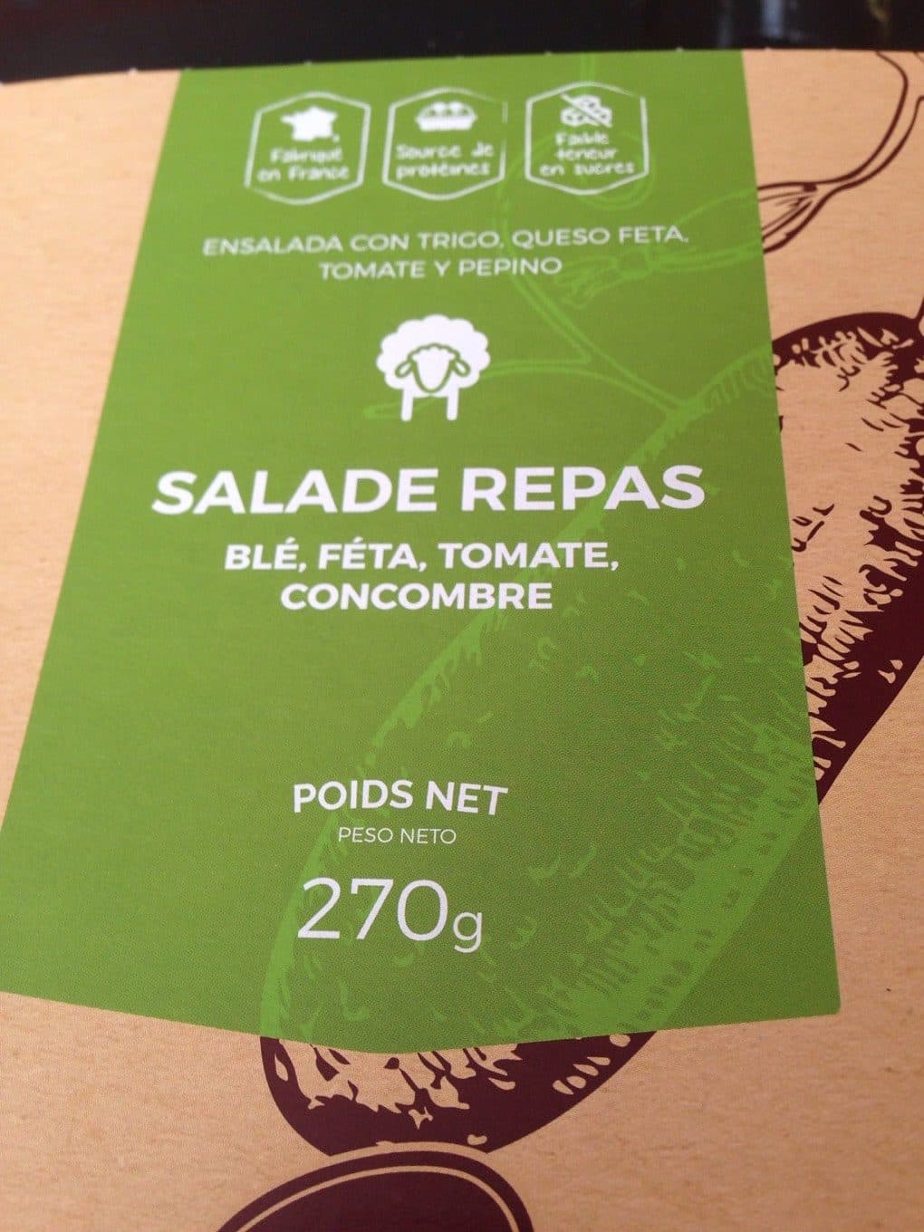 Dietbon Salade repas ble feta concombre tomate packshot