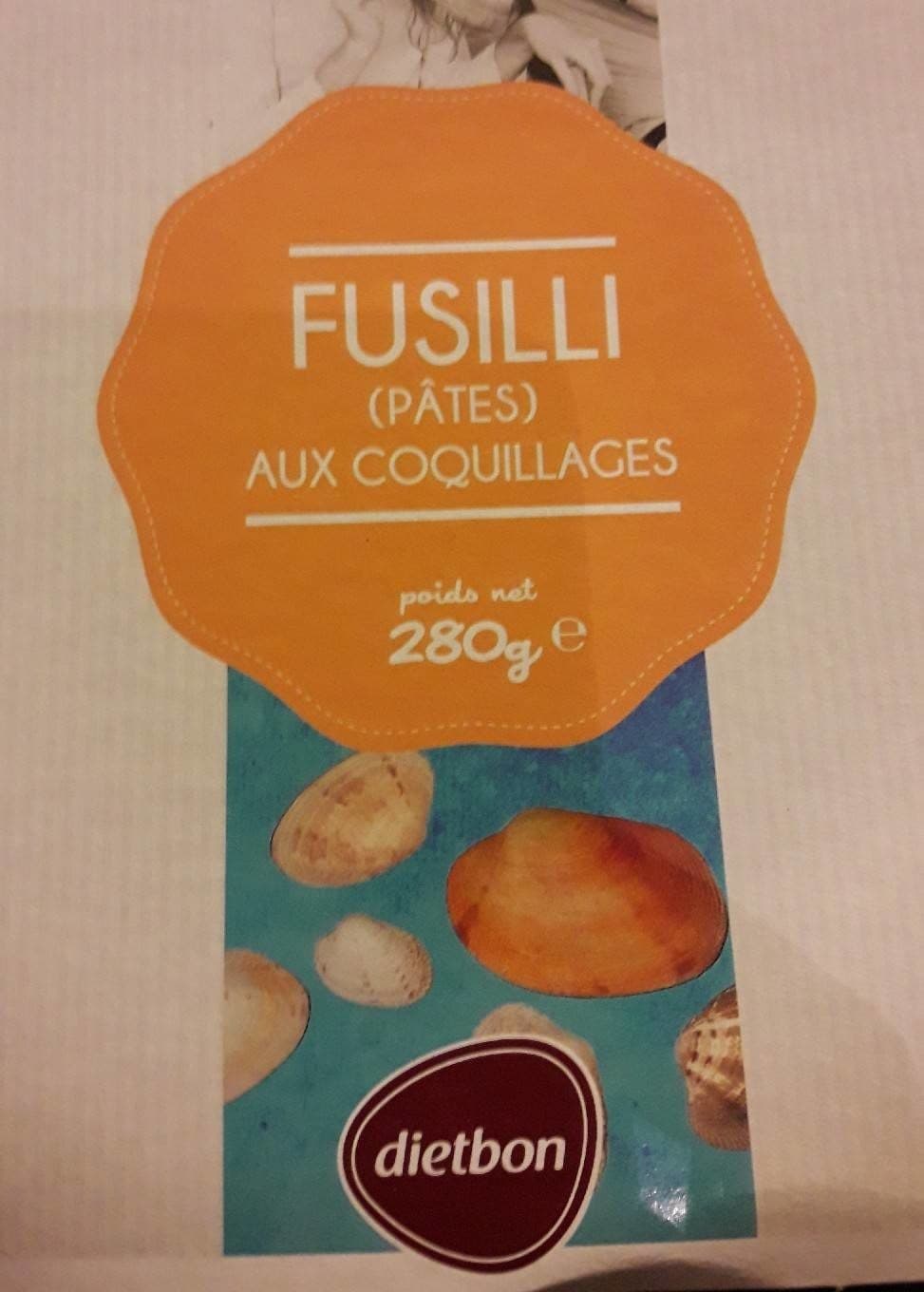 Dietbon Fusilli aux coquillages packshot