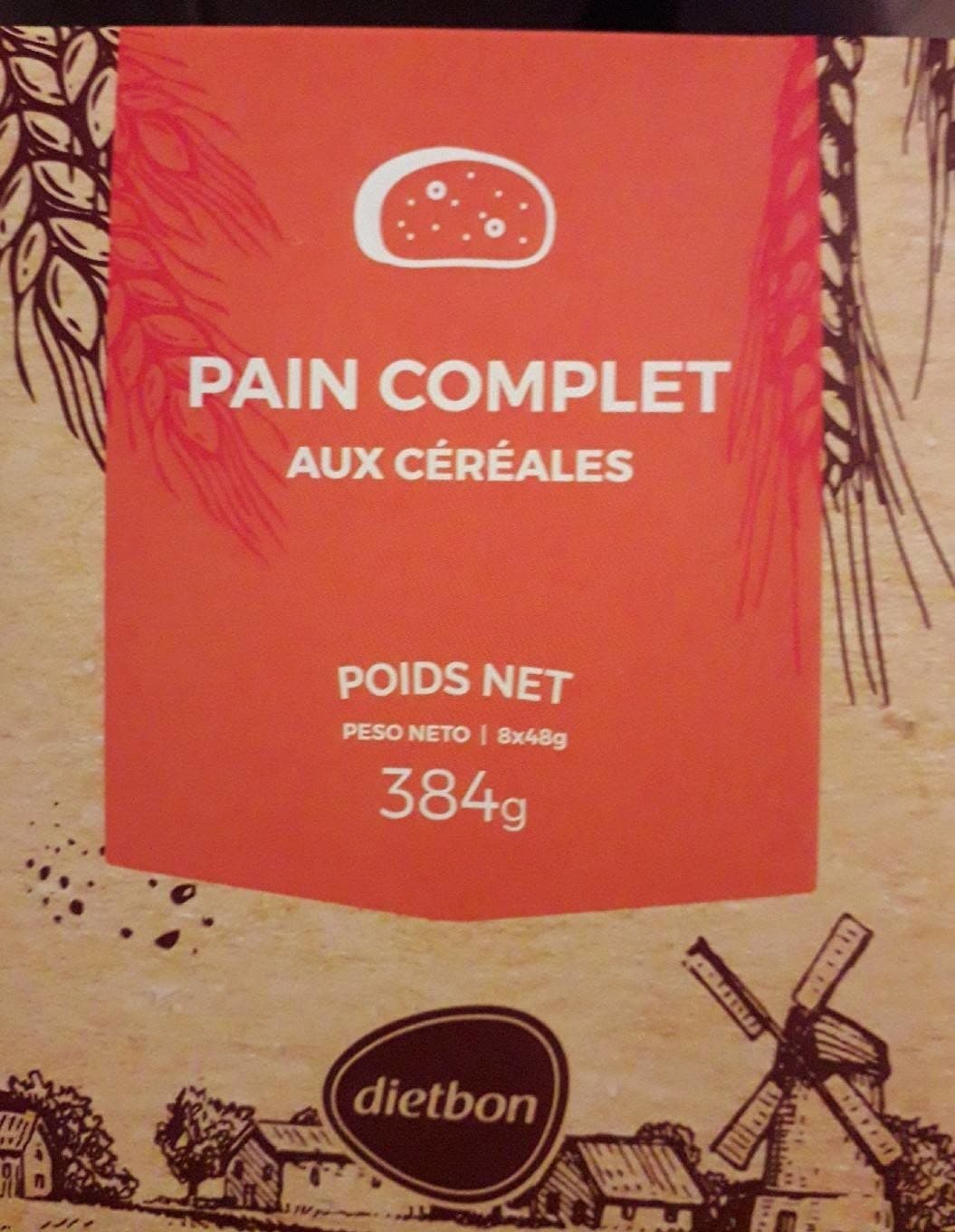 Dietbon Pain Complet aux Céréales packshot
