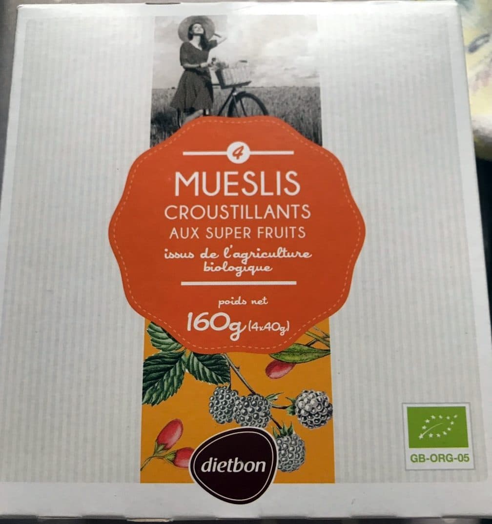 Dietbon Mueslis Croustillants aux Super Fruits packshot