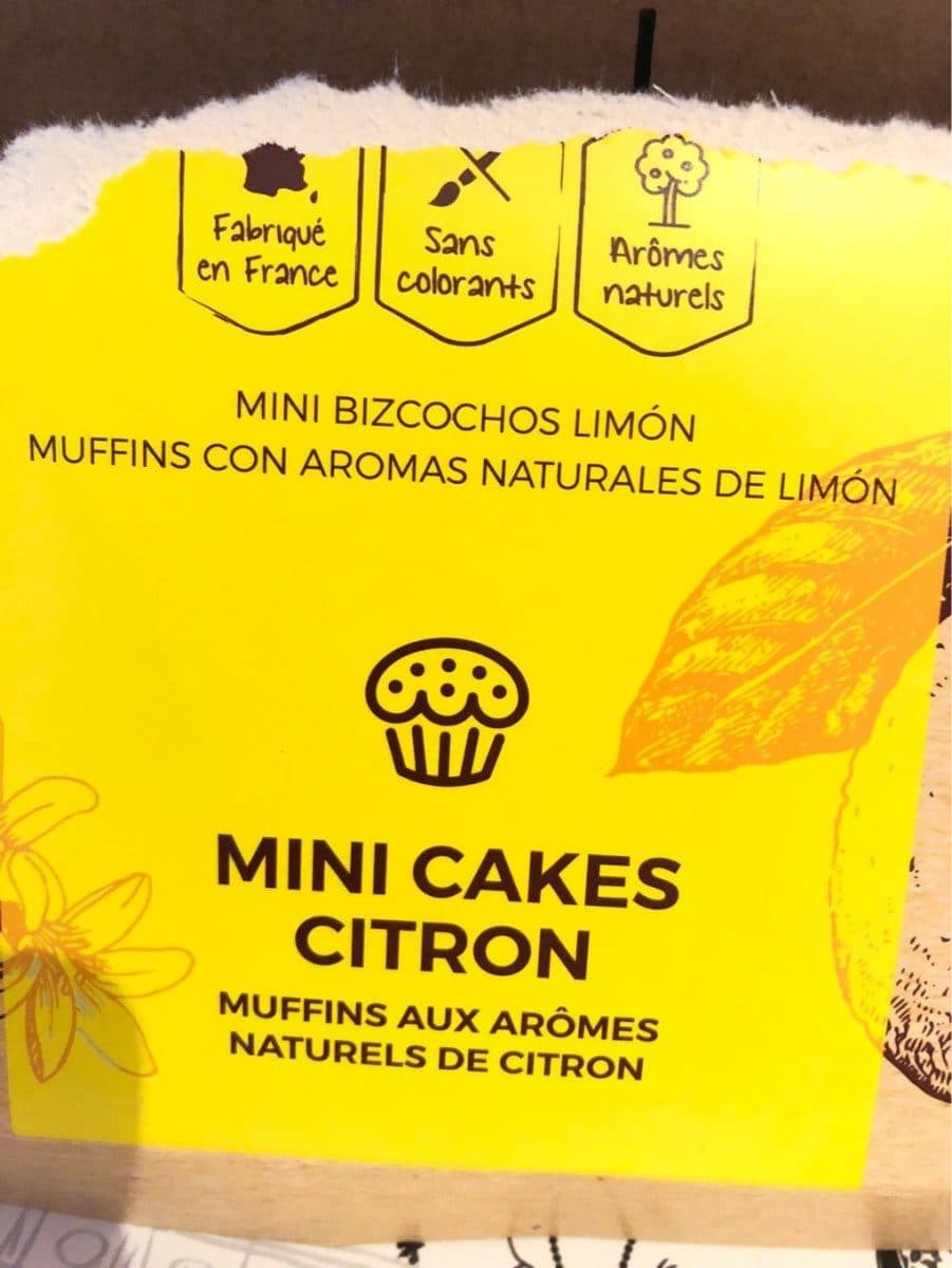 Open Food Facts Mini Cakes au citron packshot