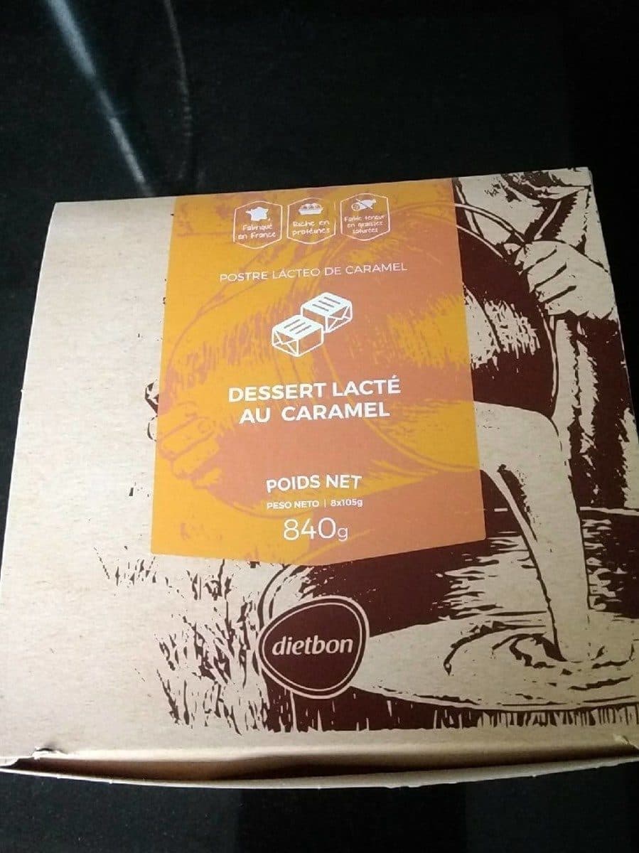 Dietbon Dessert lacté au caramel packshot