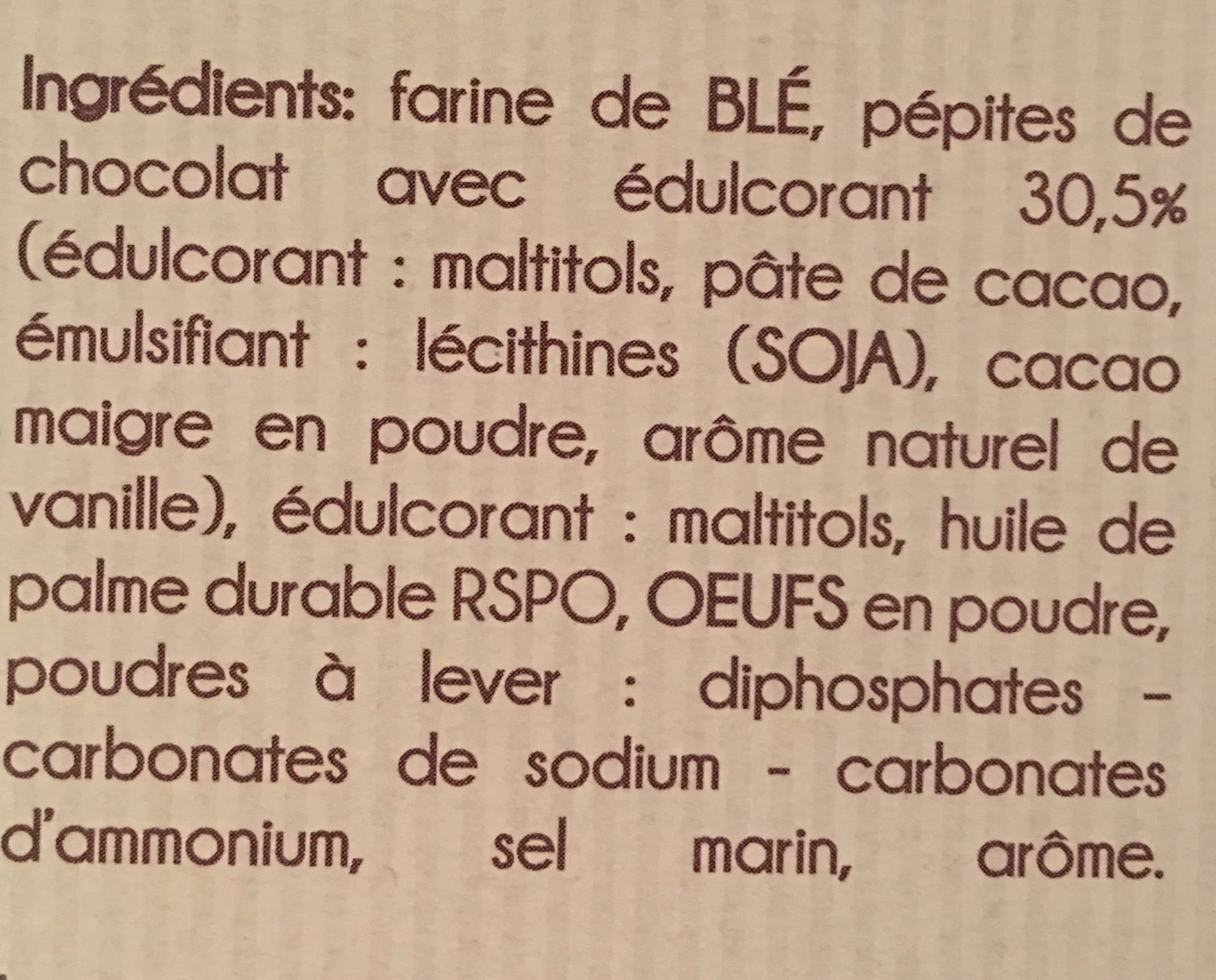 Dietbon Cookies aux pepites de chocolat packshot