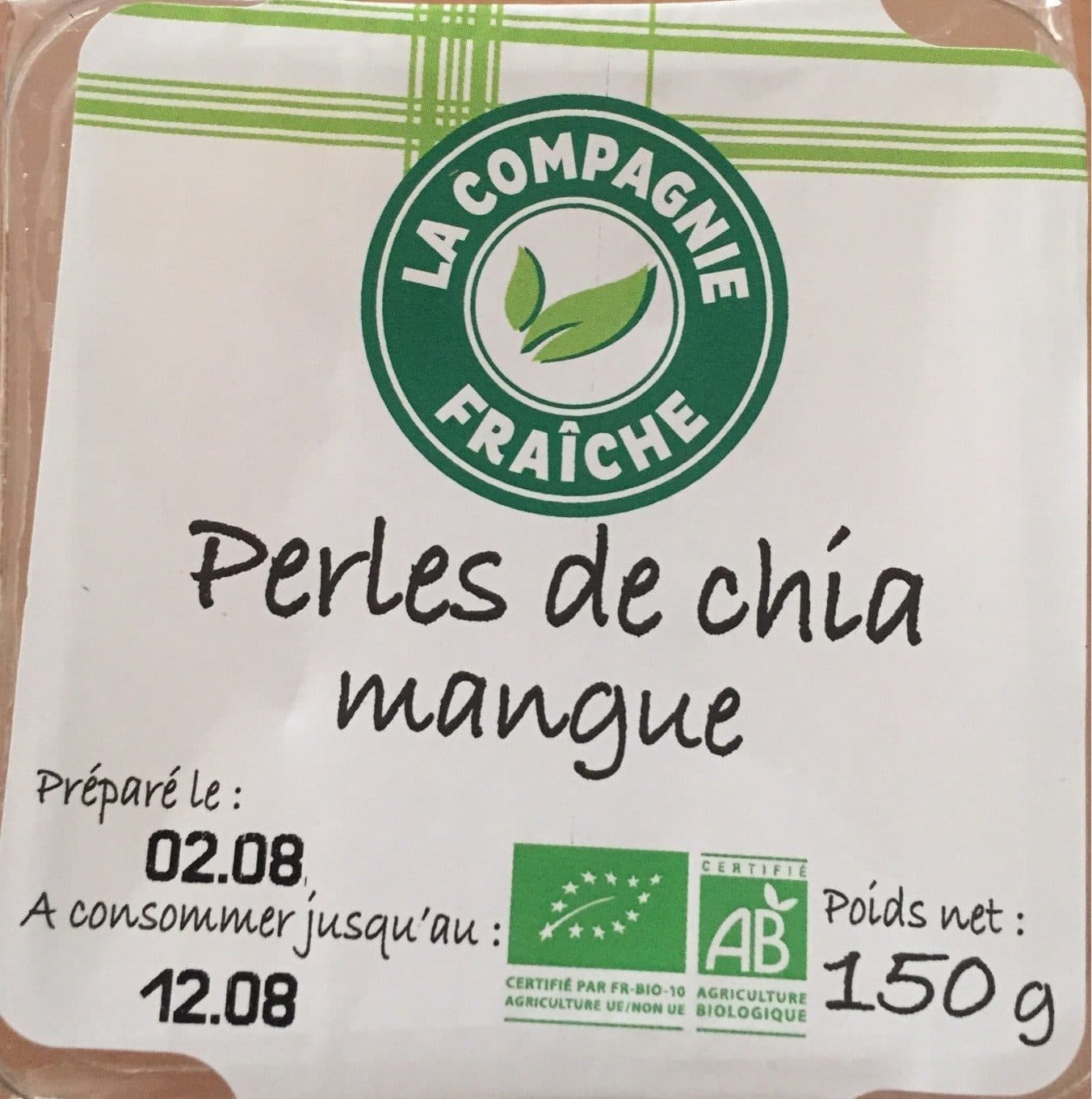 La Compagnie Fraiche Perles de chia mangue packshot