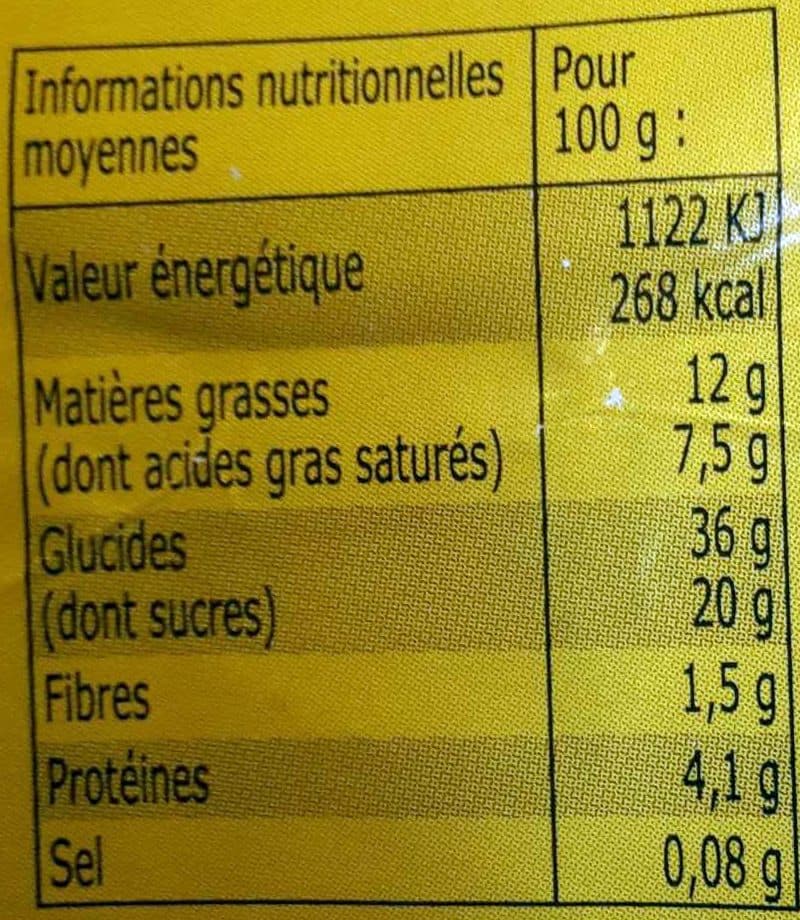 Bistro de Chef Tarte figues et pruneaux à l’Armagnac packshot