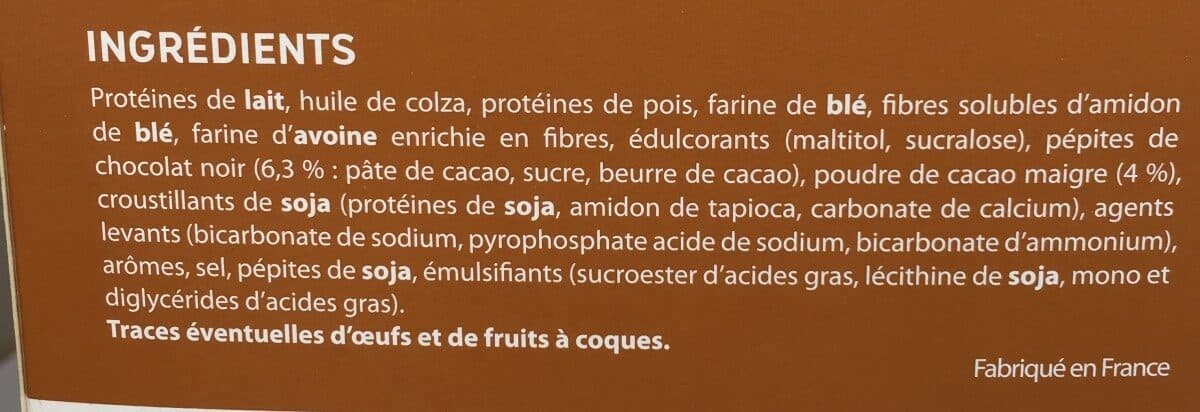 Open Food Facts Galettes chacolatees packshot