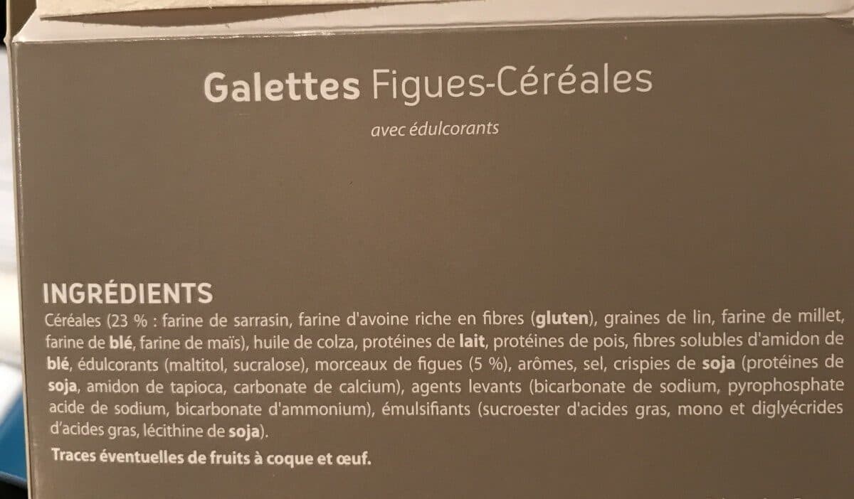 Insudiet Insudiet Galettes Figues Céréales packshot
