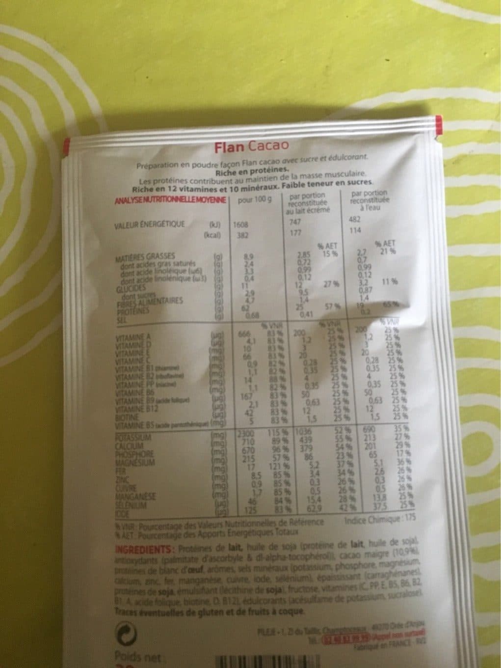 Insudiet Insudiet Flan Cacao packshot