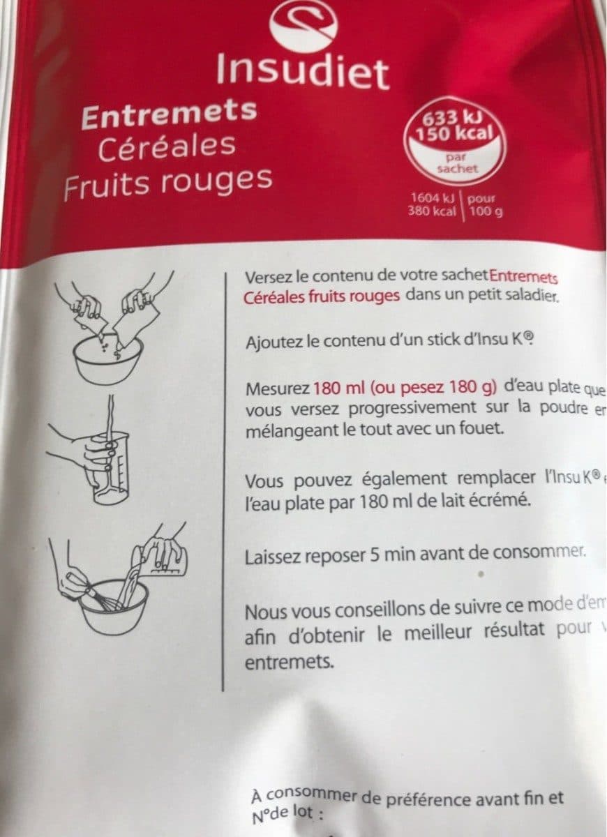 Insudiet Entremet Fruits rouges packshot