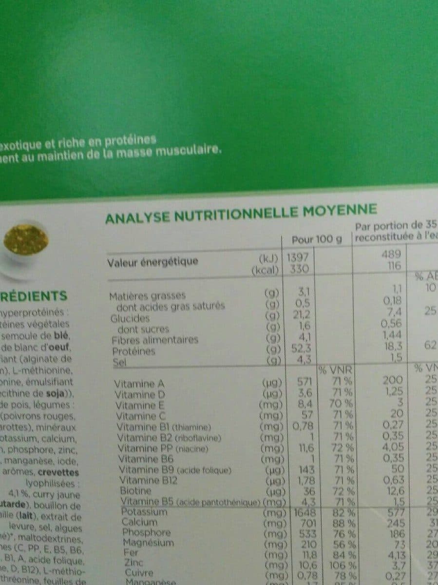 Insudiet Soupe Thaï Vermicelles et Crevettes packshot