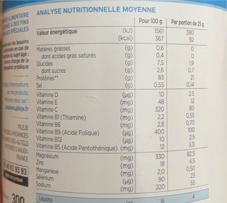 Pileje Insunéa Leox Saveur Neutre packshot