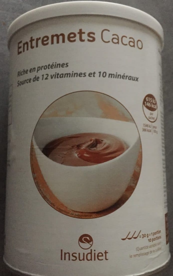 Insudiet Entremets cacao packshot
