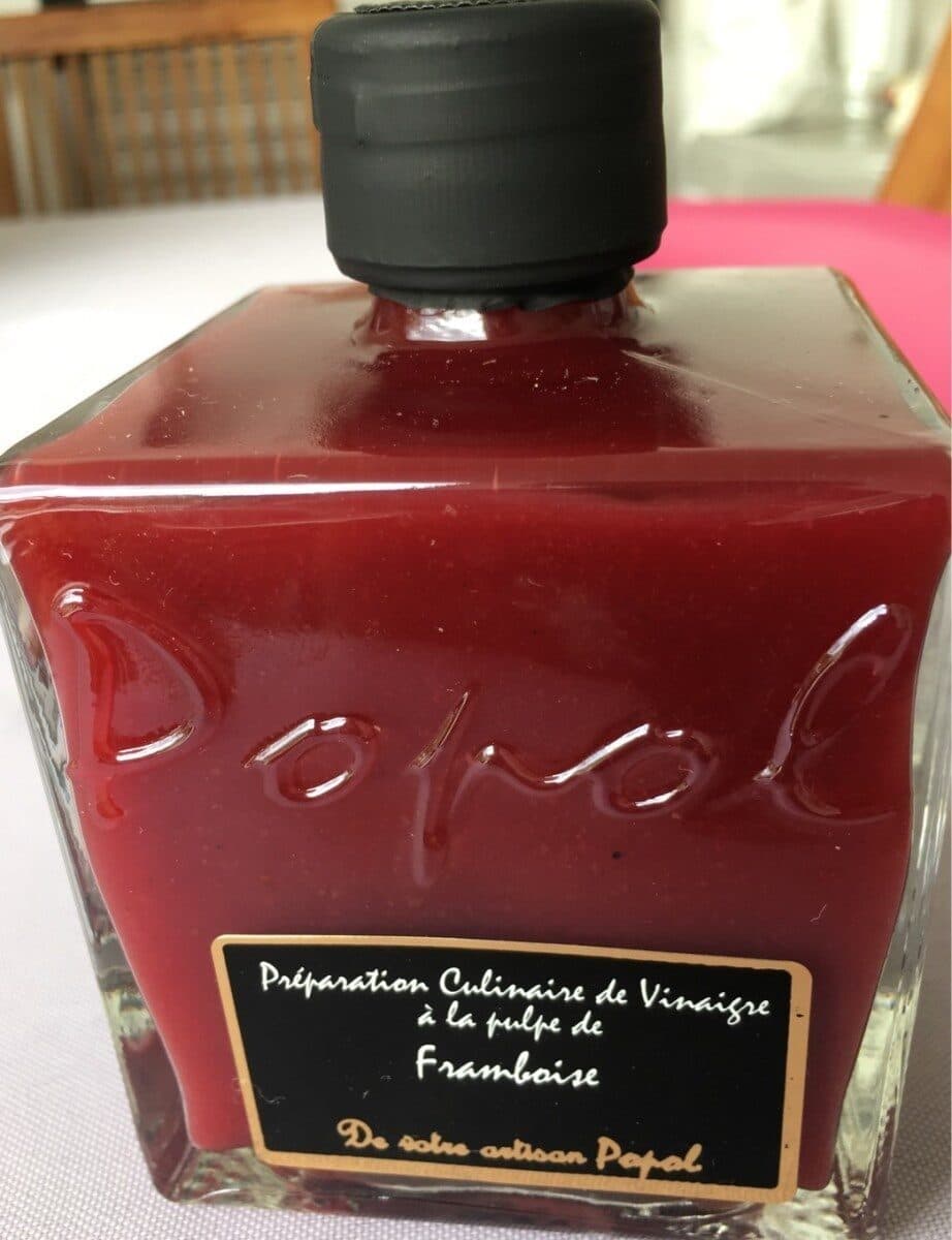 Open Food Facts Vinaigre à la pulpe de framboise packshot