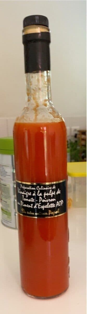 Popol Vinaigre à la pulpe de tomate poivron au piment d'espelette packshot