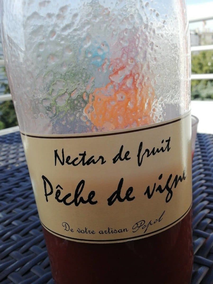 Open Food Facts Nectar de fruit pêche de vigne packshot