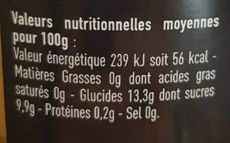 Open Food Facts Nectar de fruit pêche de vigne packshot