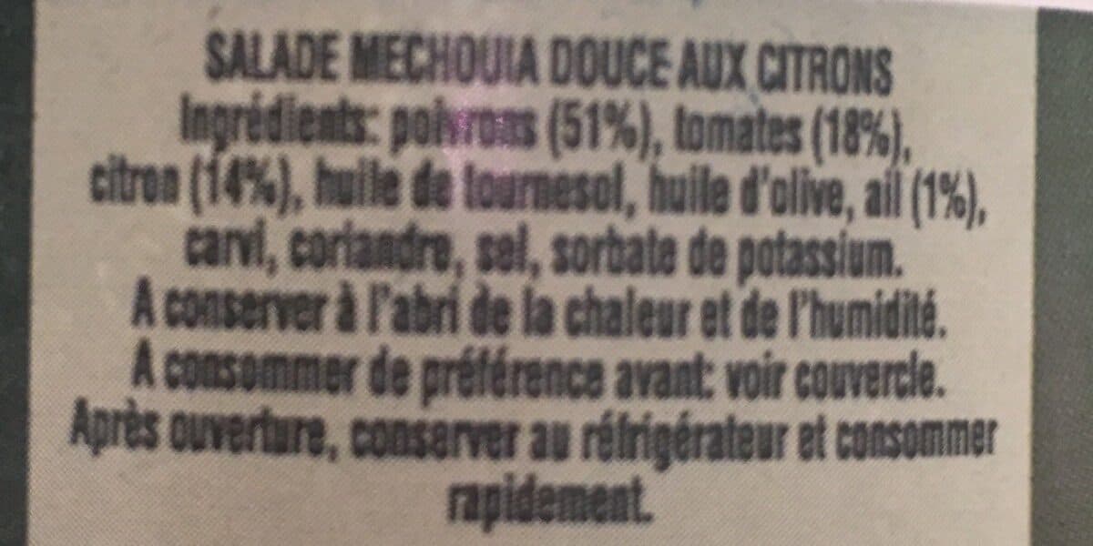 Rayan Salade Mechouia packshot