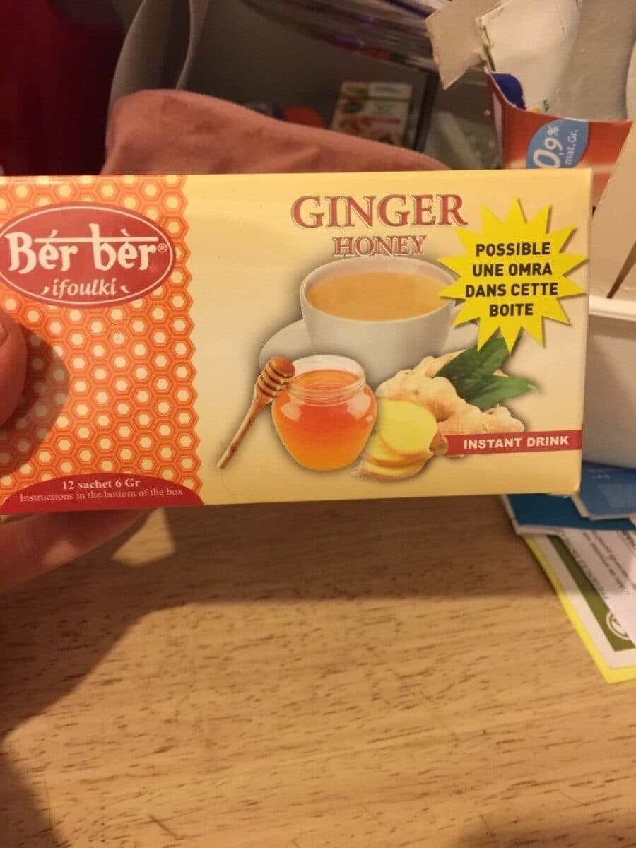 Open Food Facts Gingembre au goût miel packshot