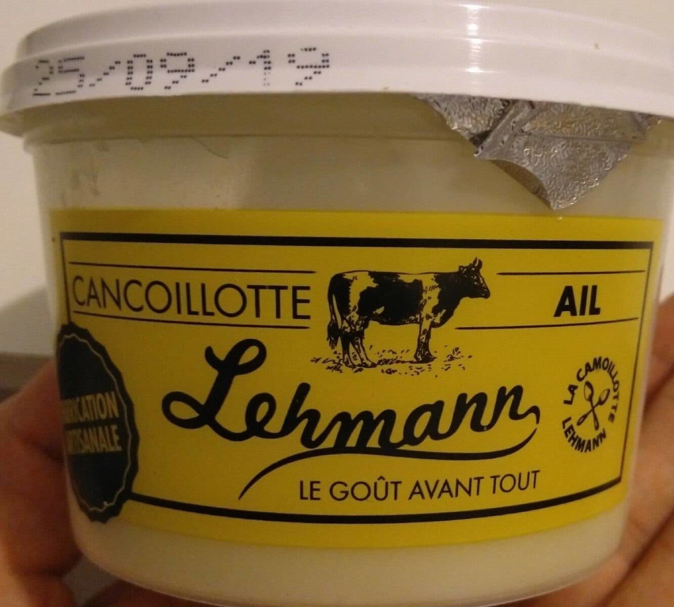 Lehmann Lehmann Cancaillotte maison à l'ail packshot
