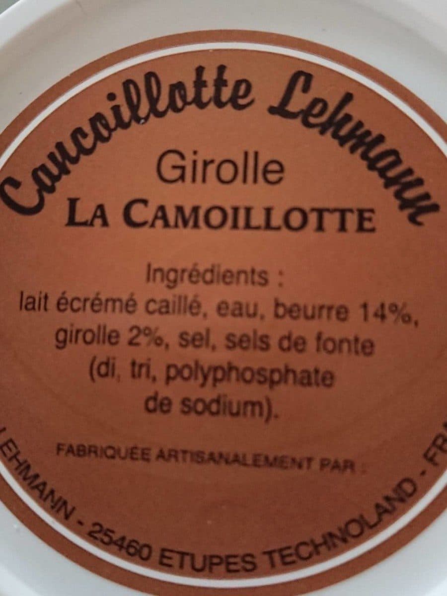 Lehmann Camaillotte packshot