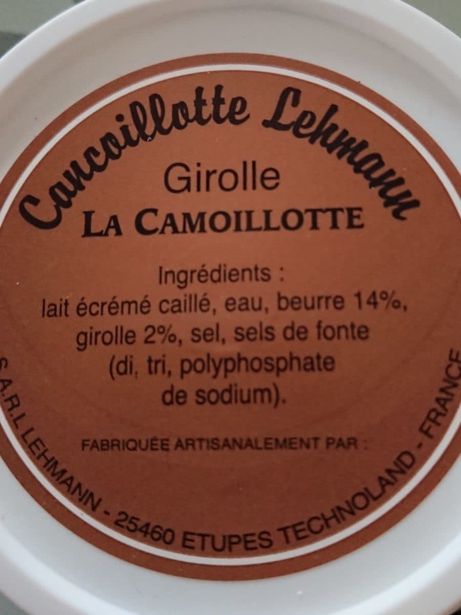 Lehmann Camaillotte packshot