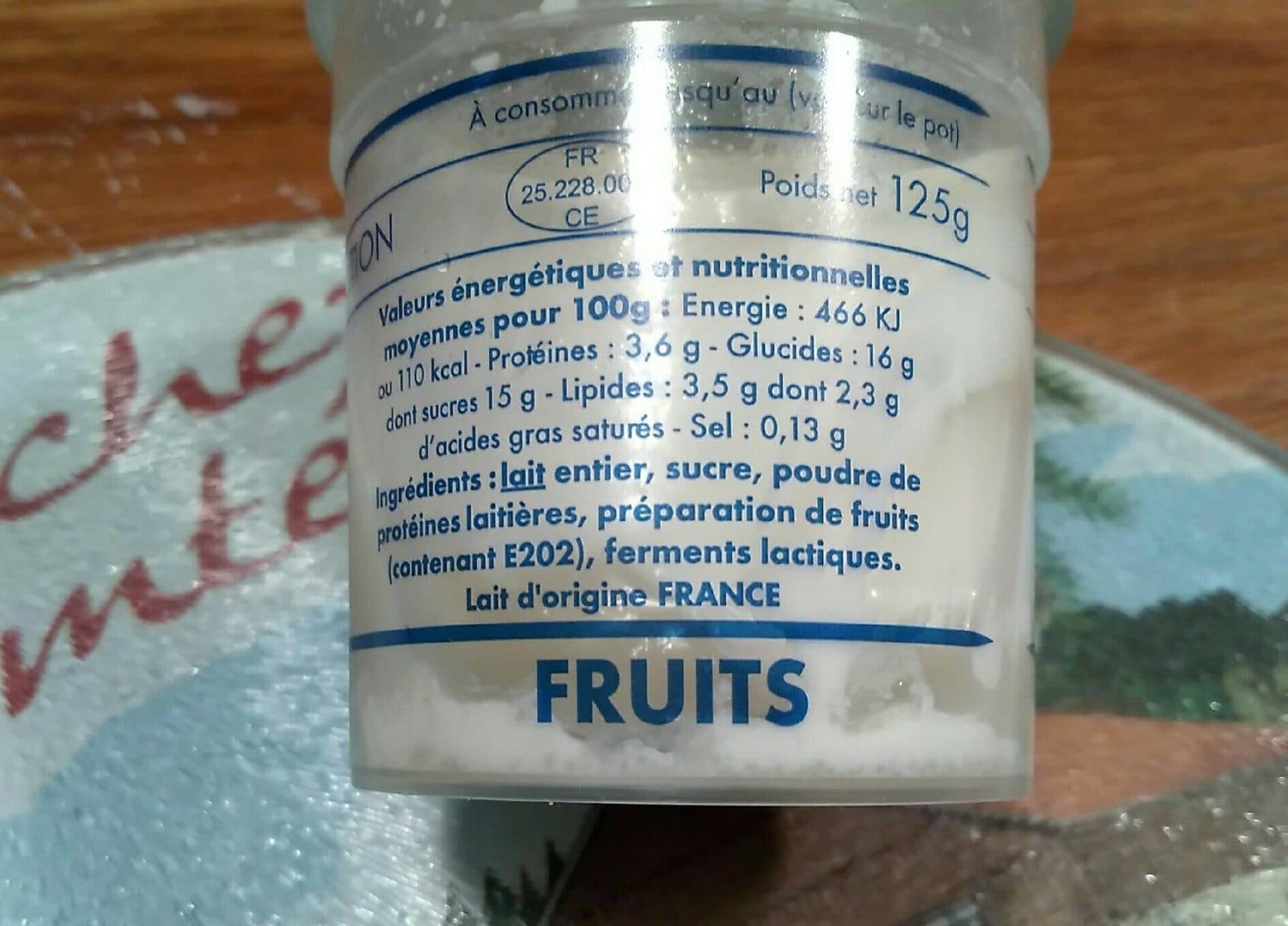 Open Food Facts Yaourt Tradition packshot
