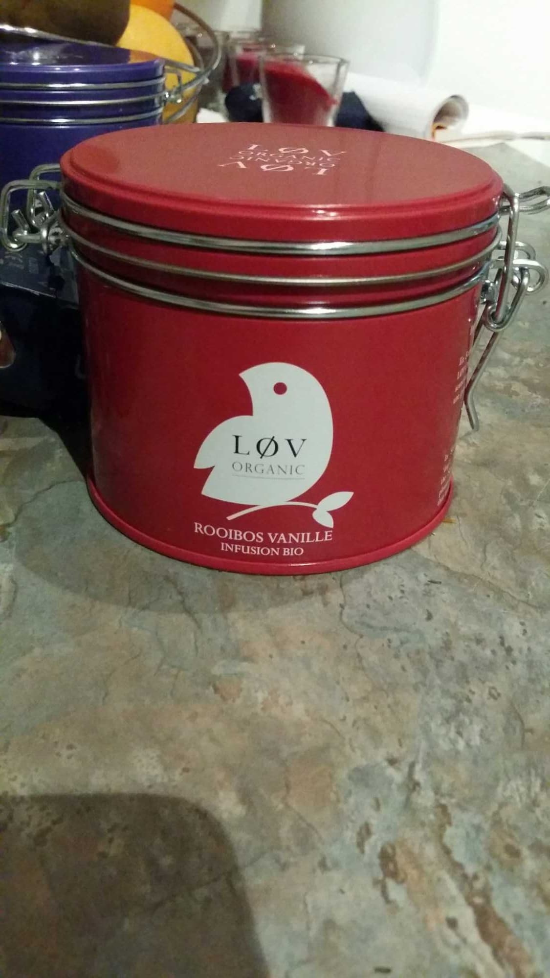 Kusmi tea Vanille Rooibos infusion bio packshot