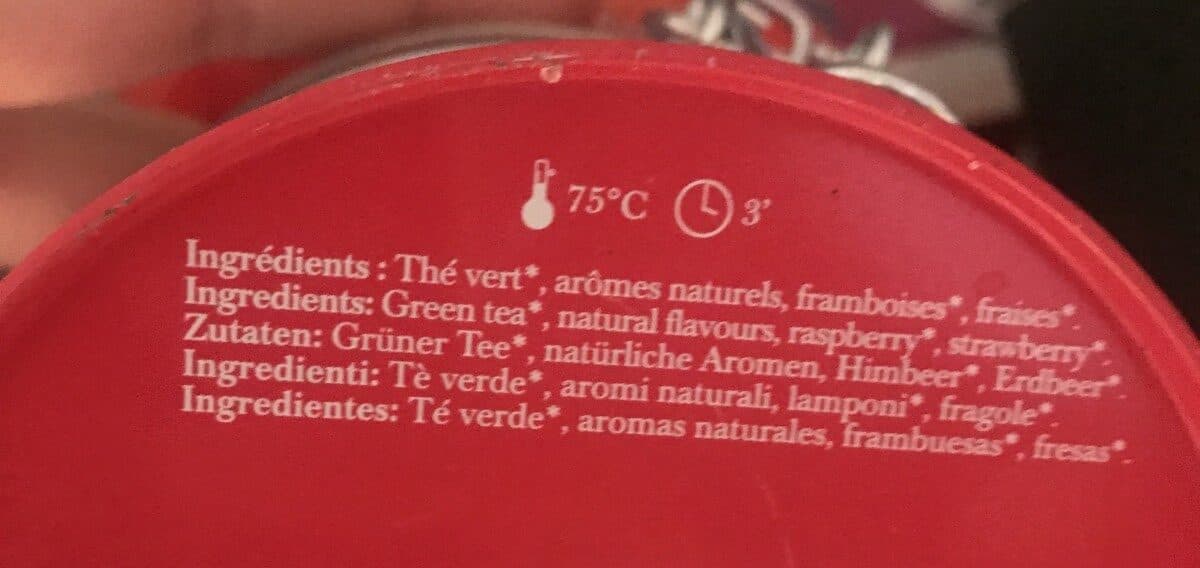 Lov organic Thé Vert Fruits Rouges packshot