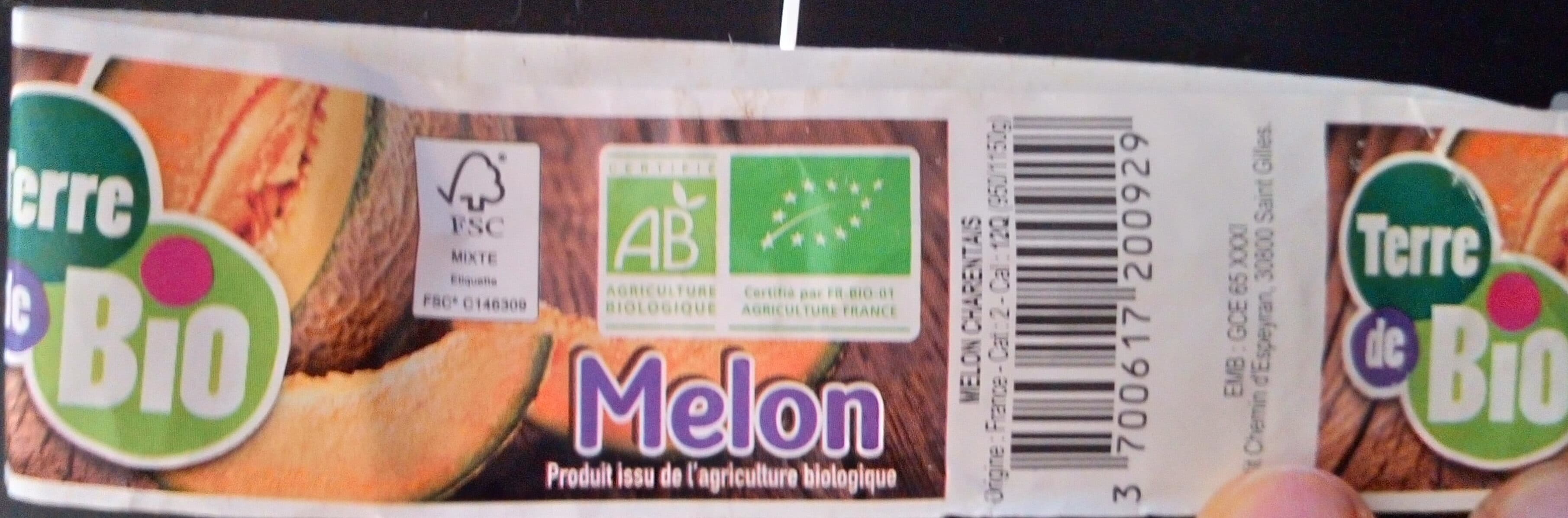 Terre de Bio Melon charentais bio packshot