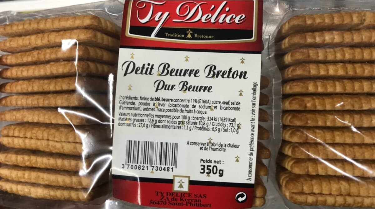 Ty Délice Petit beurre breton pur beurre packshot