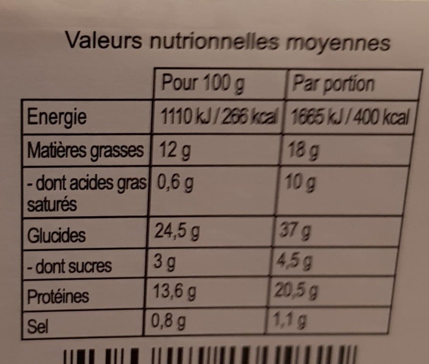 Open Food Facts U muntagnolu packshot
