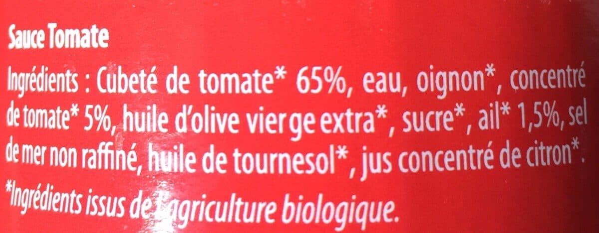 Open Food Facts Sauce tomate a la catalane packshot