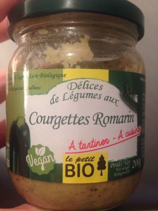 Le petit bio Délice Courgette / Romarin packshot