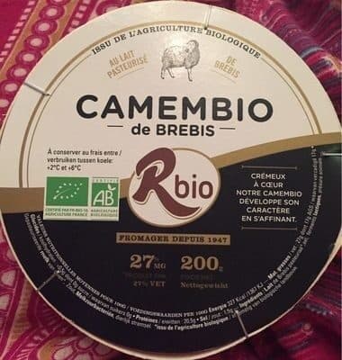 R'Bio Camembio packshot