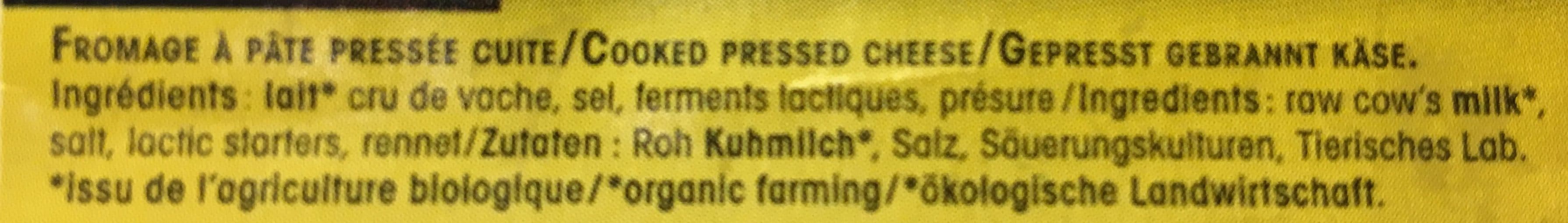 FROMAGERIE ROUSSEY Comté au lait cru - Fromage à pâte pressée cuite packshot