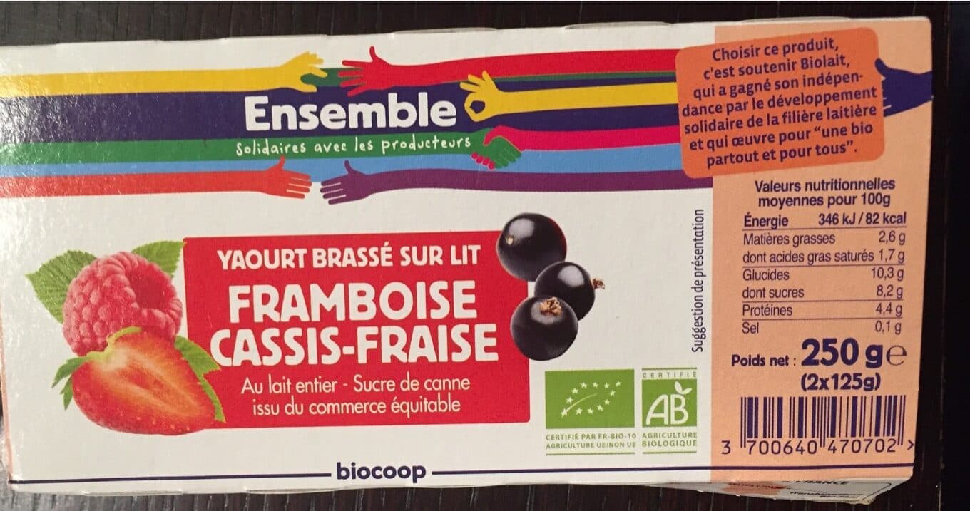 Ensemble Yaourt brassé packshot