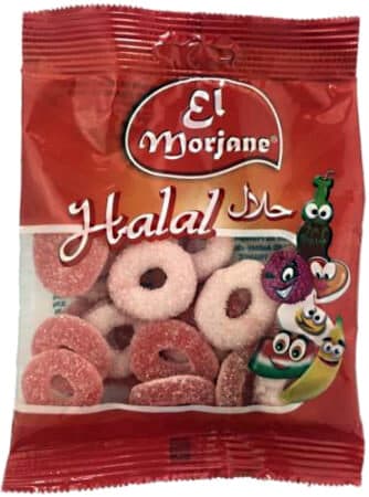 El morjane ronds de fraises acidulés packshot
