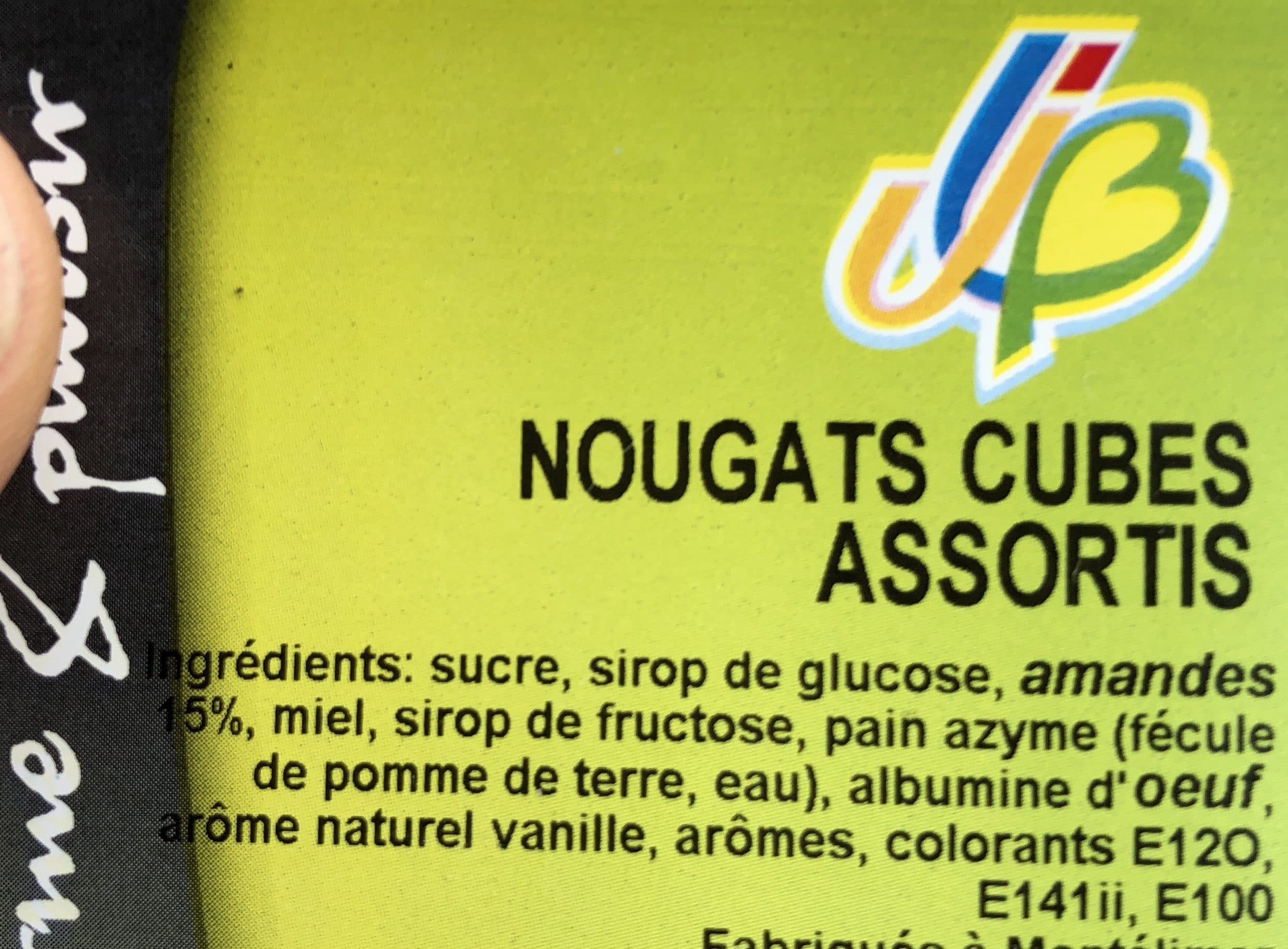 Forme & Plaisir Nougats cubes assortis packshot