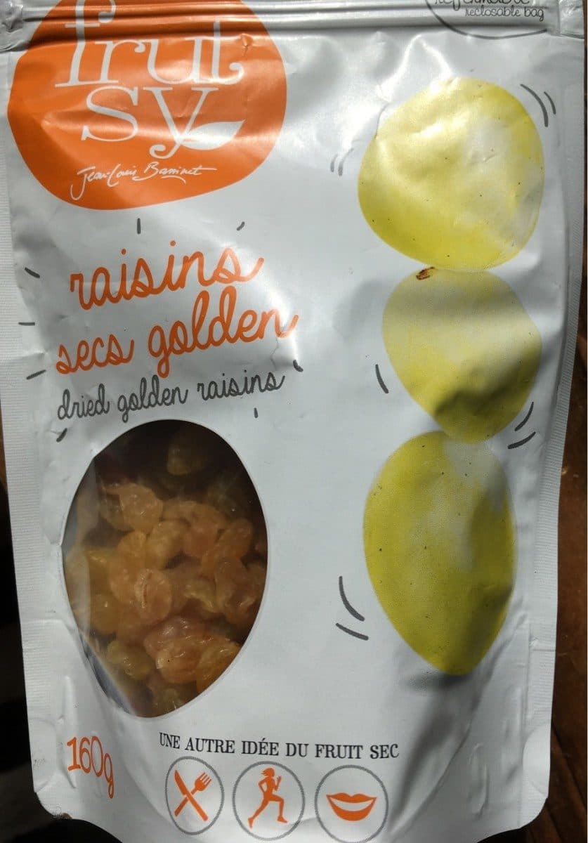 Open Food Facts Raisins secs golden packshot